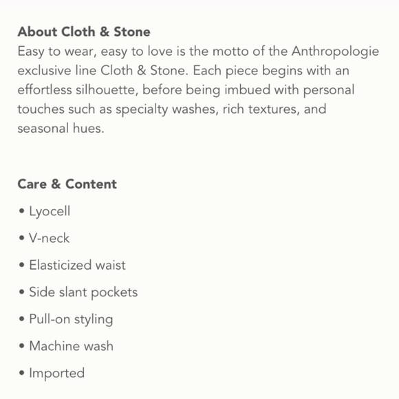 Cloth & Stone jumper BNWOT size PXS (RUNS LARGE*) - Picture 4 of 4